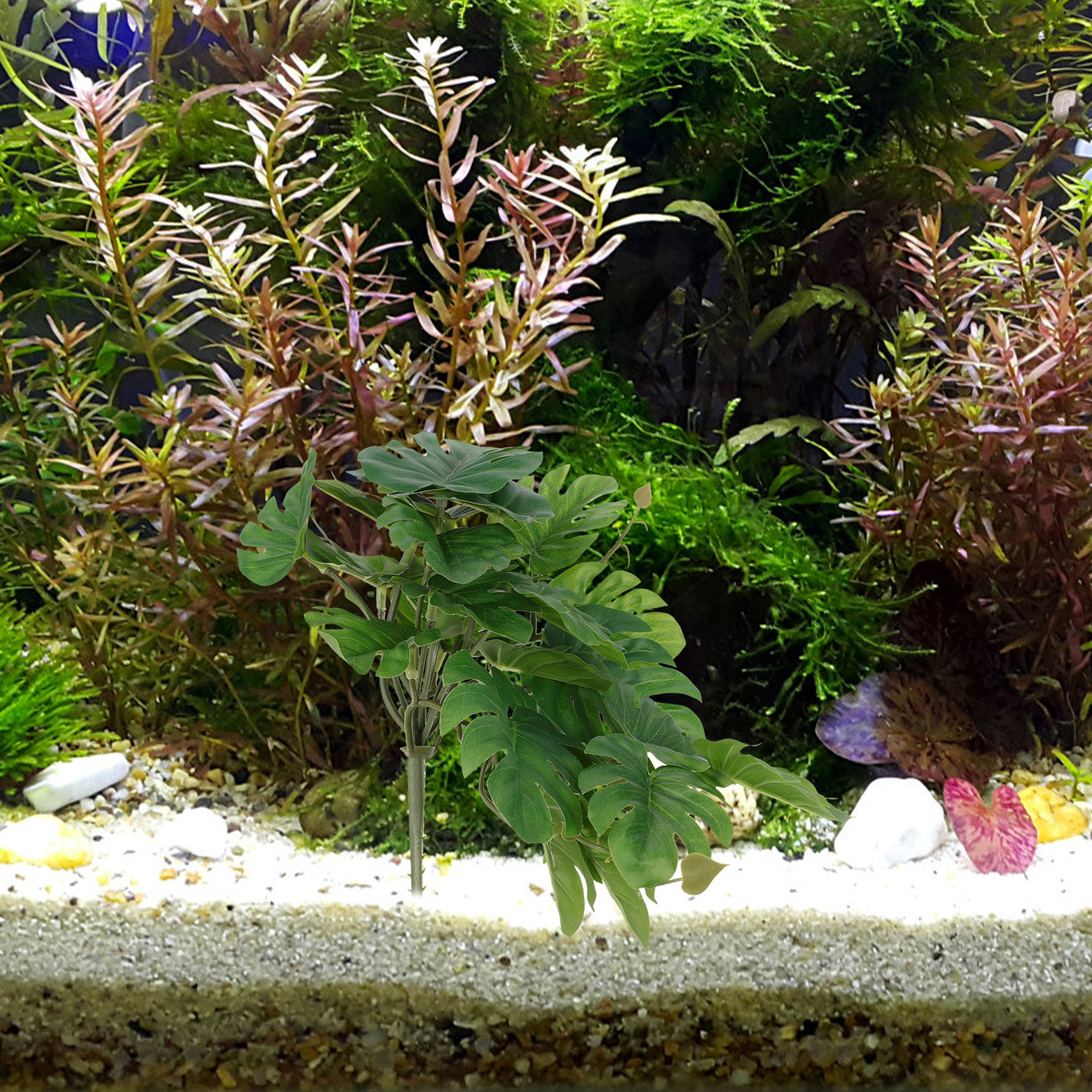 Non Planted Aquarium Fish - Realistic Plastic Aquarium Plants Fish Tank