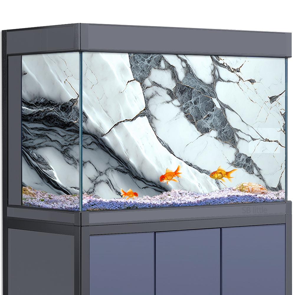 Aquarium Sand White - Aquarium Background Decoration for Fish Tanks