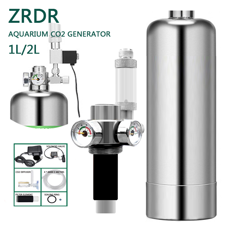 ZRDR Aquarium CO2 Generator Du - Co2 Regulator Dual Stage 리뷰 및 가격