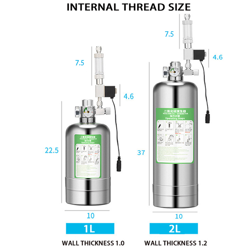 ZRDR Aquarium CO2 Generator Du - Co2 Regulator Dual Stage 리뷰 및 가격