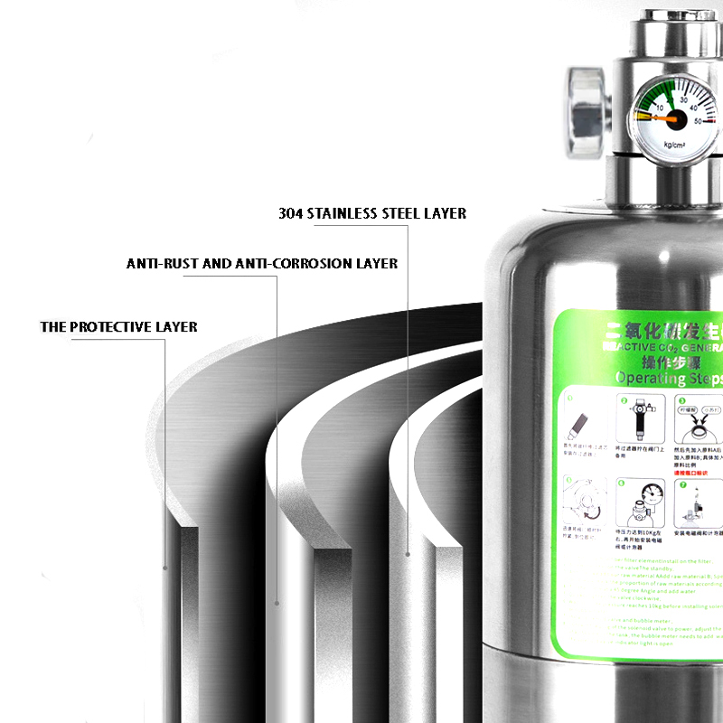 ZRDR Aquarium CO2 Generator Du - Co2 Regulator Dual Stage 리뷰 및 가격