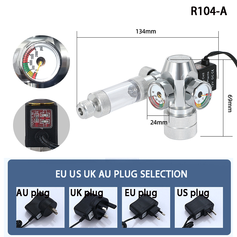 ZRDR DIY Aquarium CO2 Regulato - Co2 Regulator Dual Stage 리뷰 및 가격