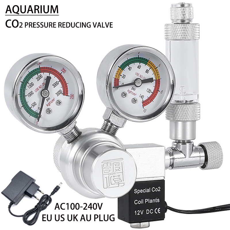 Fish tank co2 pressure reducin - Co2 Regulator Dual Stage 리뷰 및 가격