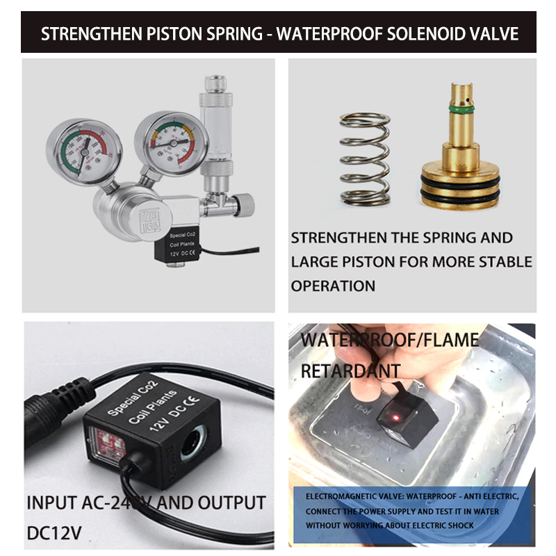 Fish tank co2 pressure reducin - Co2 Regulator Dual Stage 리뷰 및 가격
