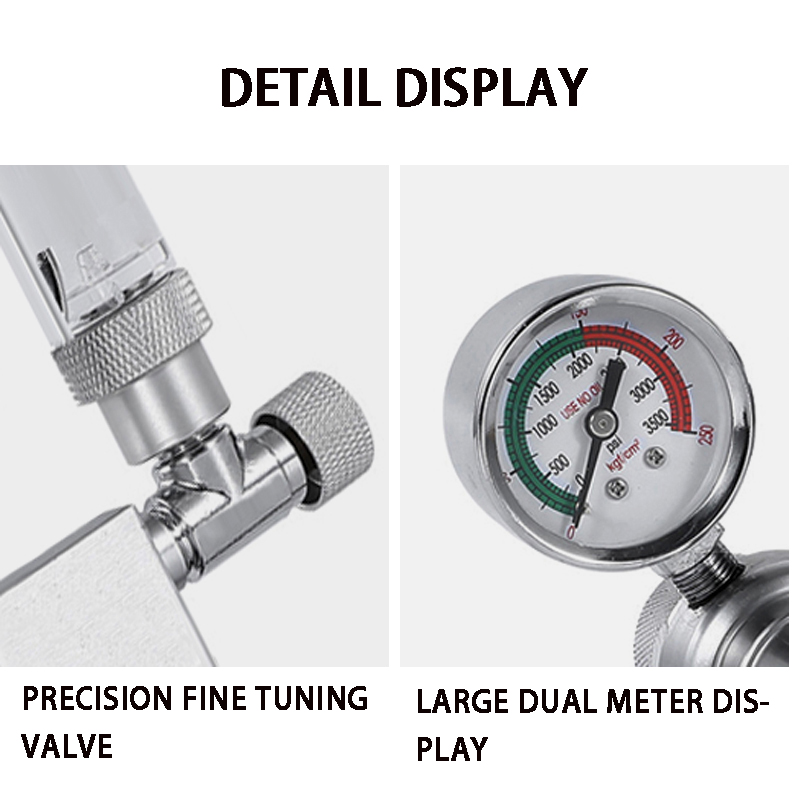 Fish tank co2 pressure reducin - Co2 Regulator Dual Stage 리뷰 및 가격