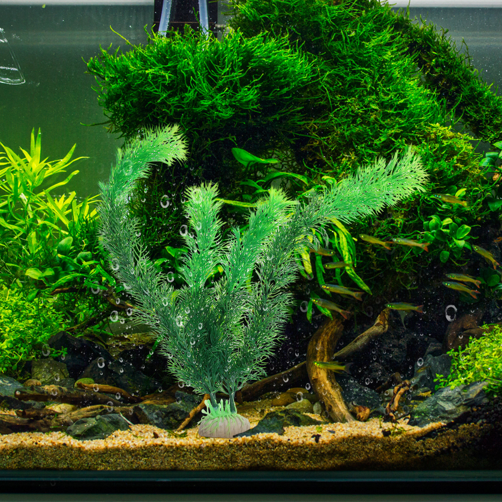 Green Plastic Artificial Plant - Non Planted Aquarium Fish 리뷰 및 가격