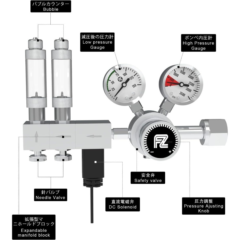 Air Pump Accessories/Pro Serie - Co2 Regulator Dual Stage 리뷰 및 가격