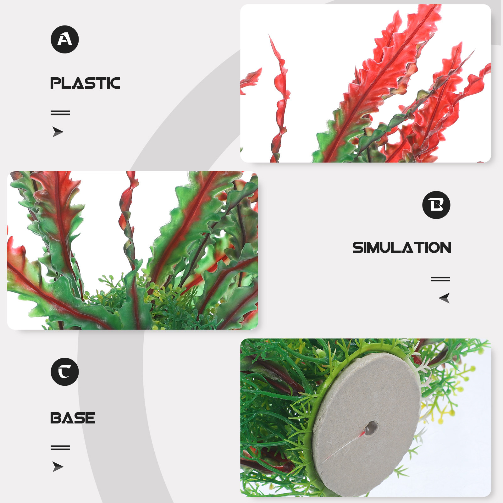 2Pcs Premium Plastic Aquarium  - Non Planted Aquarium Fish 리뷰 및 가격