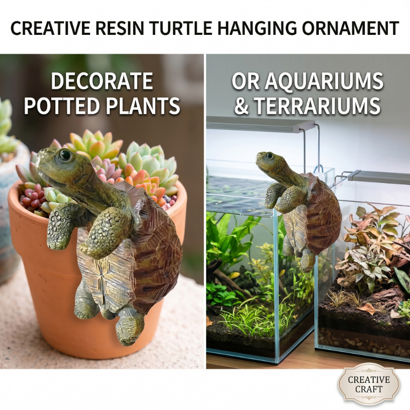 Fishing Turtle Hanging Turtle  - Planted Aquarium With Fish 리뷰 및 가격