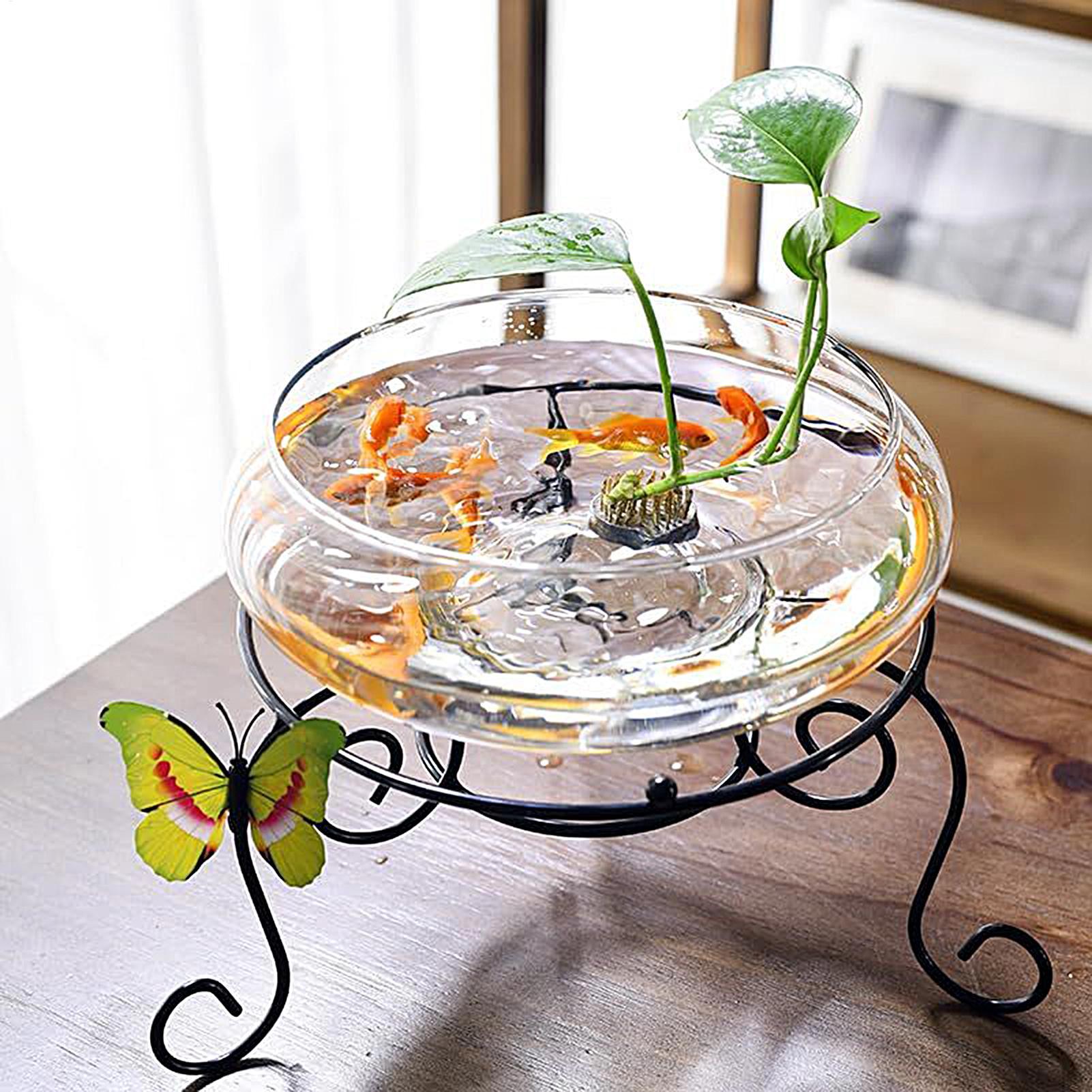 Fish Glass Bowl Glass Large Hy - Planted Aquarium With Fish 리뷰 및 가격