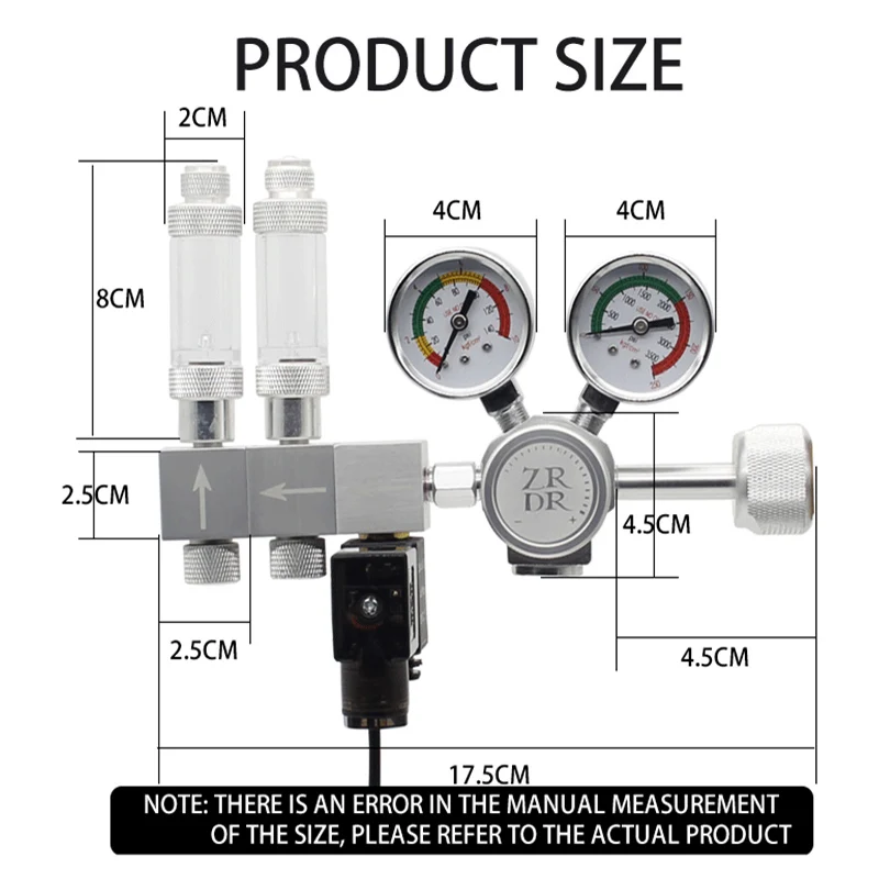 Aquarium CO2 regulator CO2 pre - Co2 Regulator Dual Stage 리뷰 및 가격