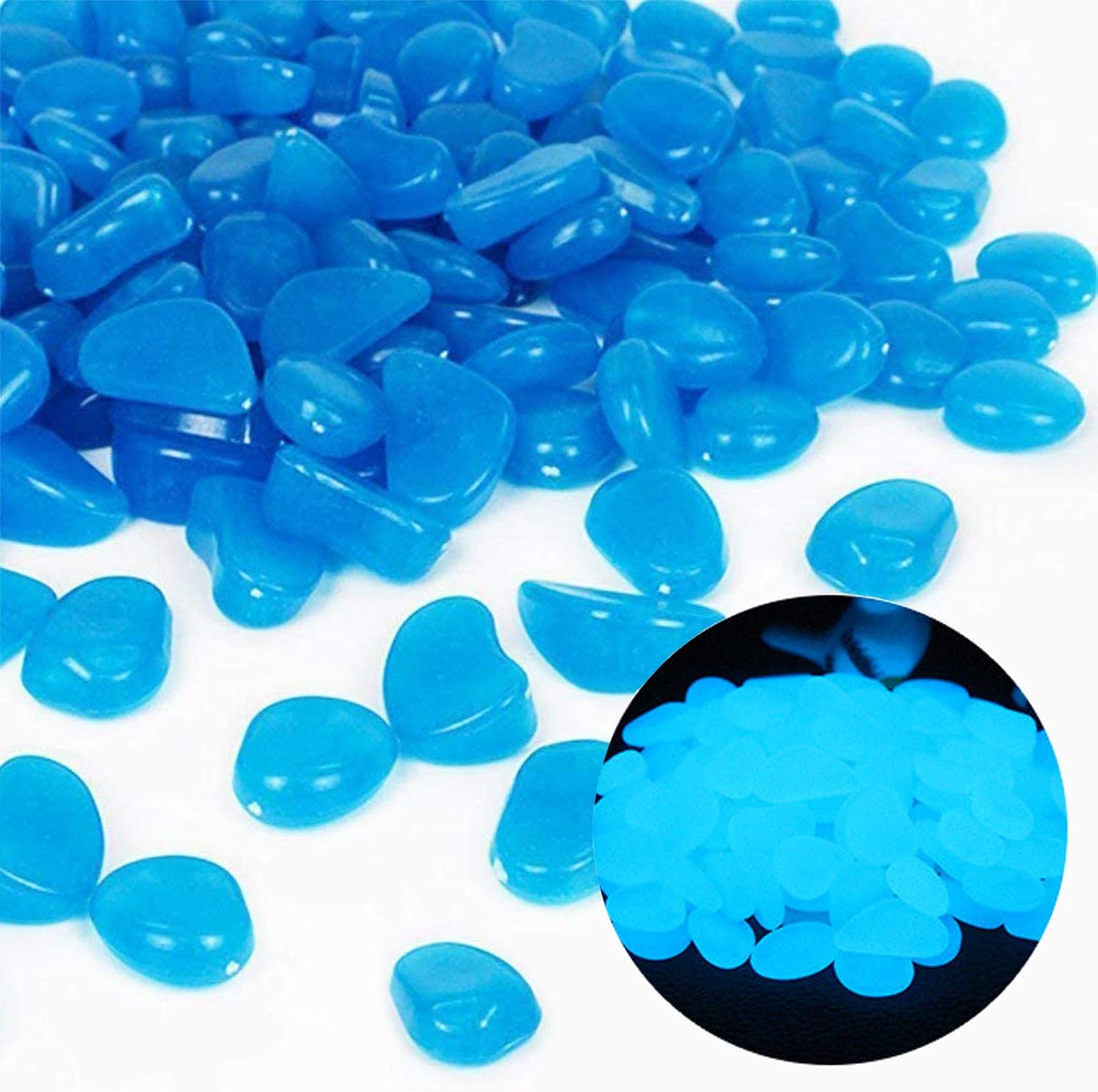 Fish Tank Rocks Glow Blue Pebb - Planted Aquarium With Fish 리뷰 및 가격