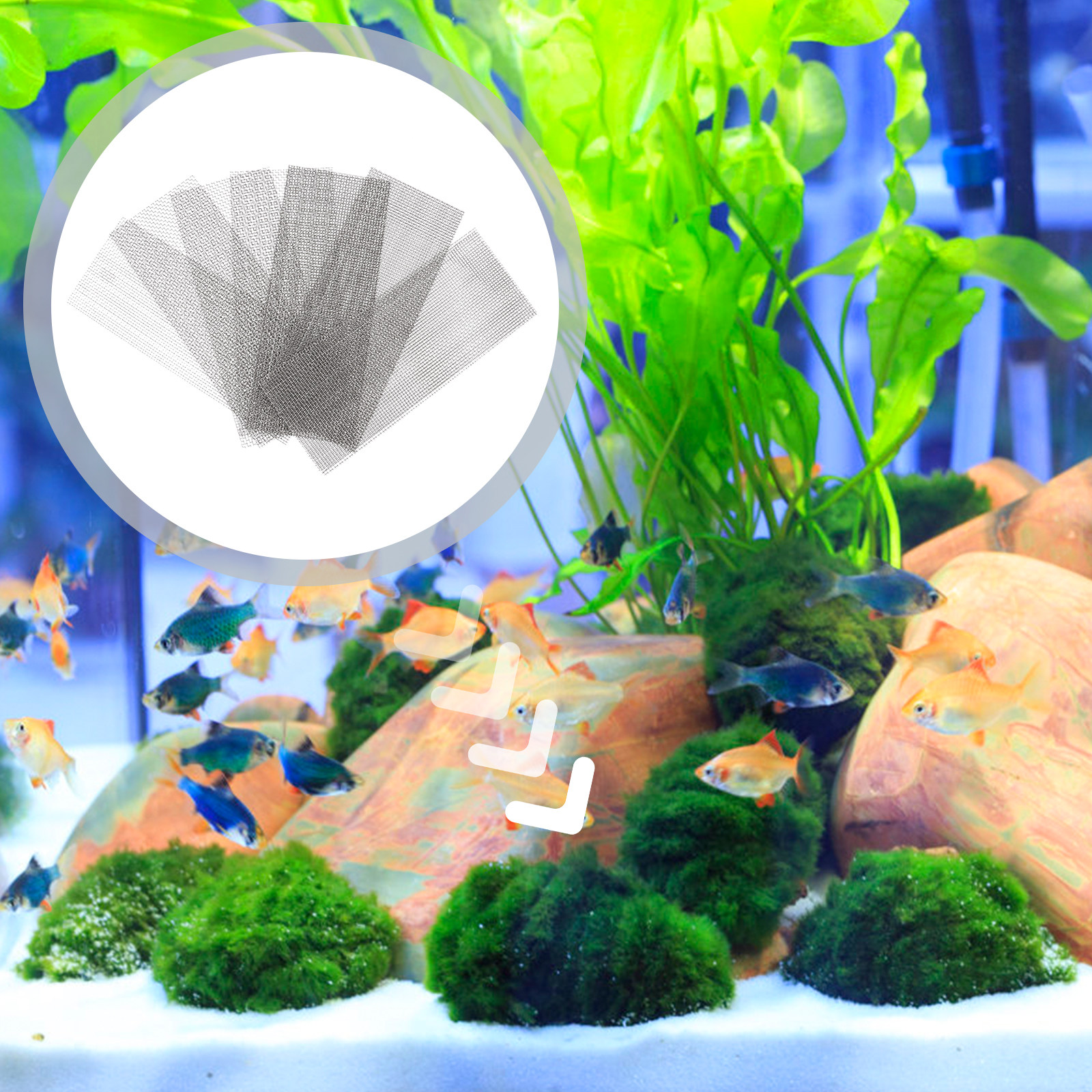 10Pcs Fish Tank Plant Mesh Sta - Non Planted Aquarium Fish 리뷰 및 가격