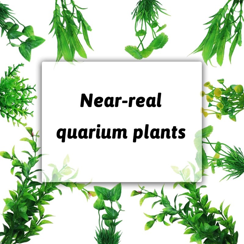 10/20Pcs Artificial Aquarium P - Planted Aquarium With Fish 리뷰 및 가격