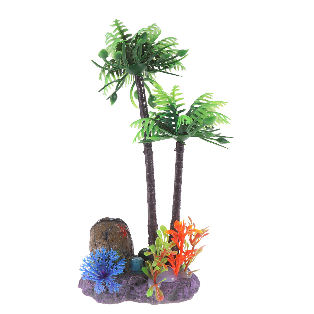 1Pcs Realistic Coconut Tree Ar - Non Planted Aquarium Fish 리뷰 및 가격